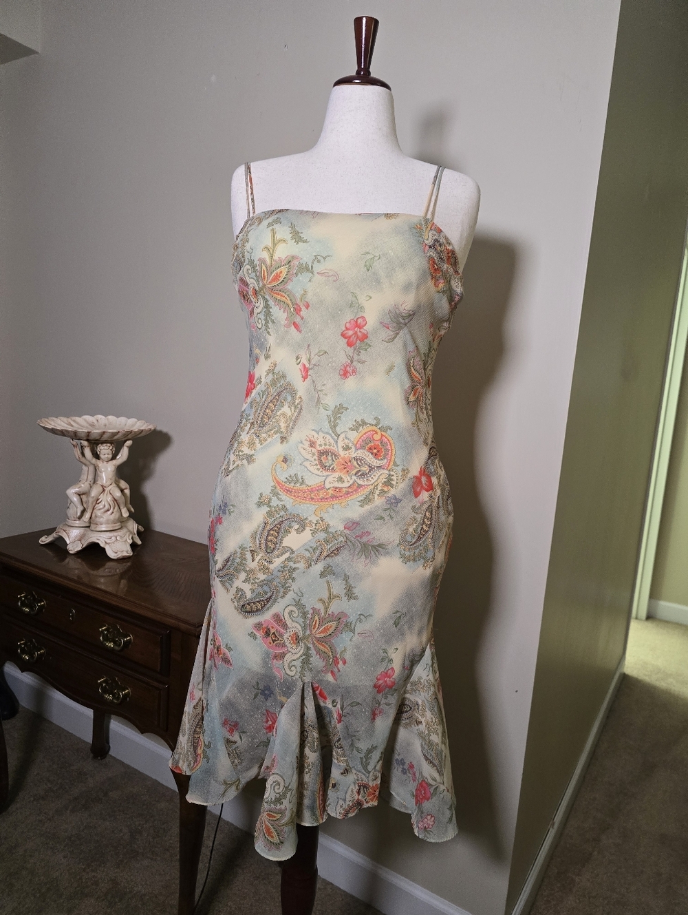 Vinrage Taiga Paisley Print Dress